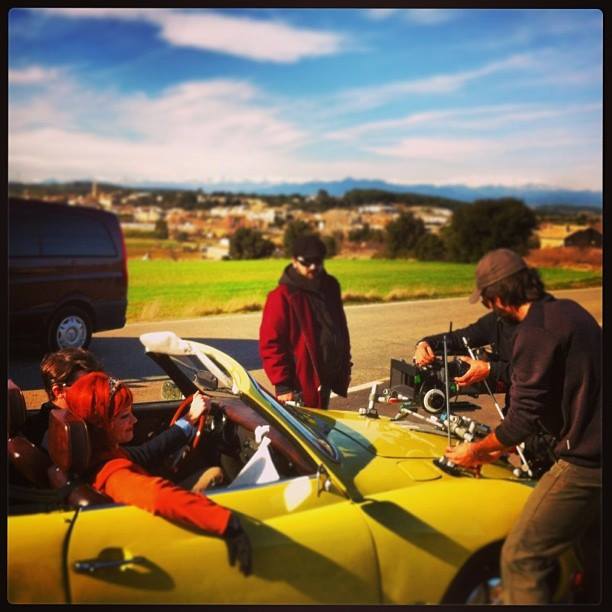 On the set of Mary Day film