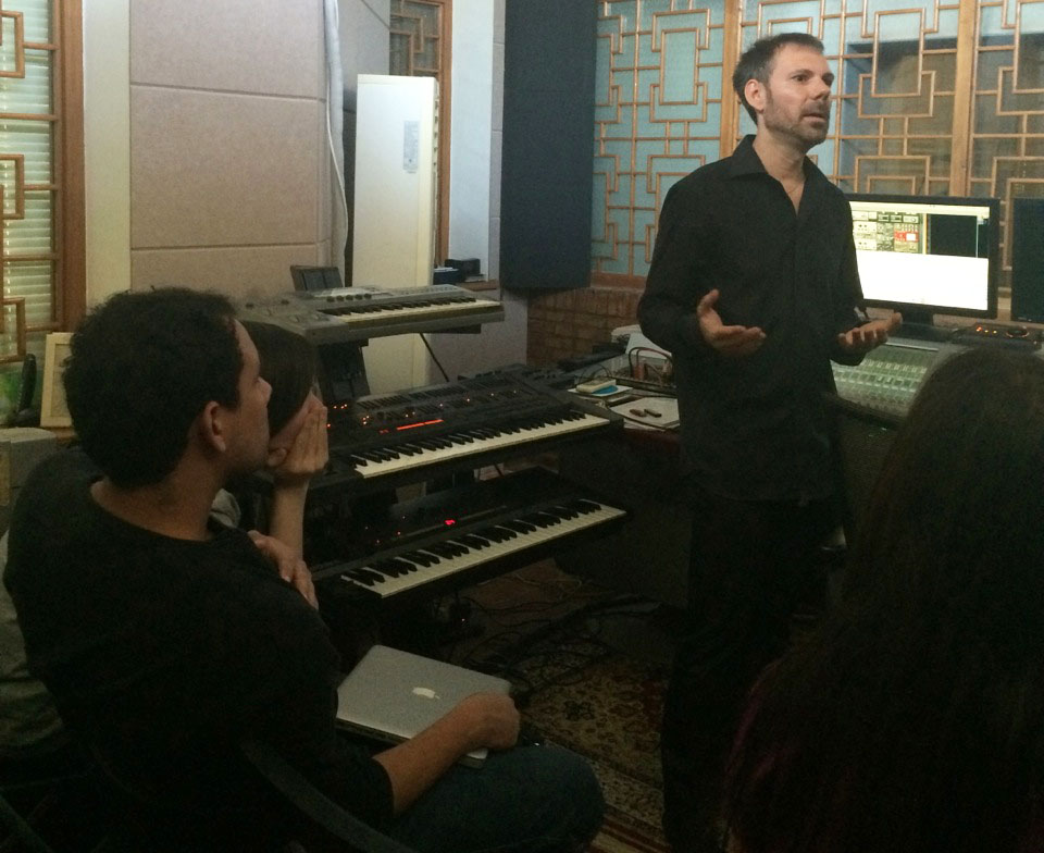 Pro Soul music production workshop in the studio, Beijing, China