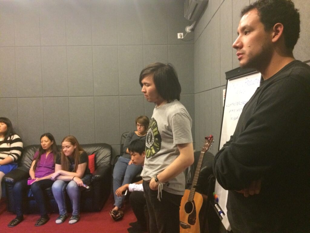 Pro Soul music production workshop in the studio, Beijing, China