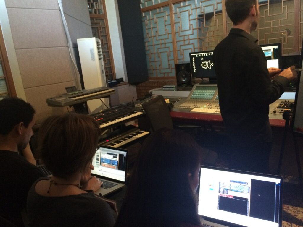 Pro Soul music production workshop in the studio, Beijing, China