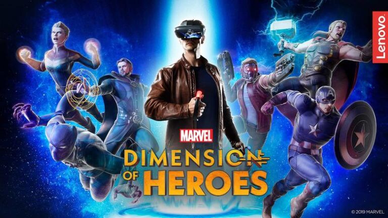 Disnet Marvel AR game Dimension of Heroes Lenovo