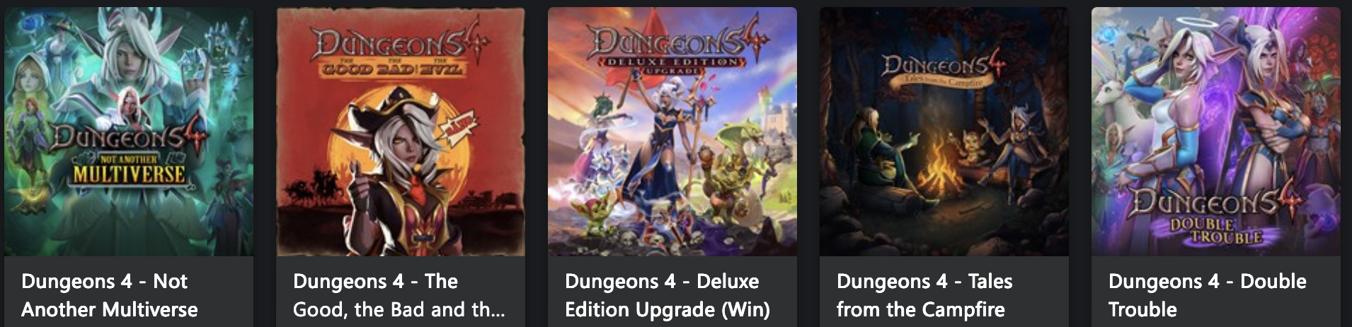 Dungeons 4 Deluxe Edition promotional poster