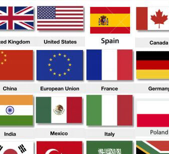 Pro Soul cooperation flags: America, Canada, Germany, Italy, China, Mexico, Poland, and Spain